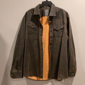 Cooper Jones Supply Sueded Oil Cloth Shirt Jacket